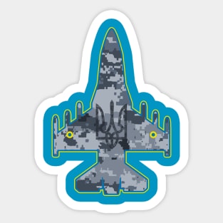 Ghost of Kyiv Ukrainian Ace Sticker